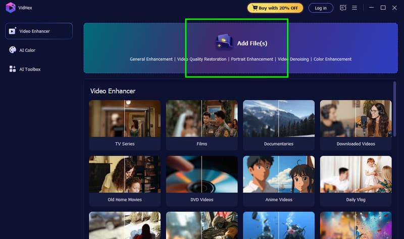 ファイルを追加 動画を追加 Vidmore