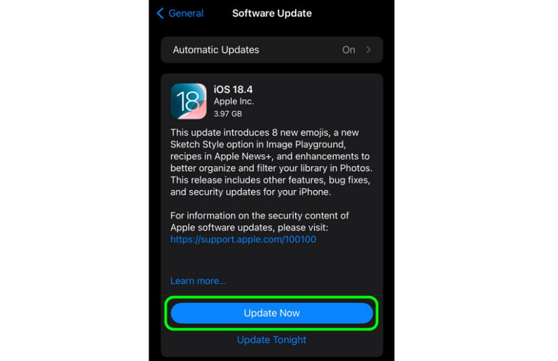 iPhone をアップデートする