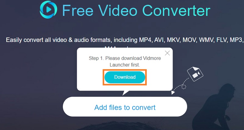 Vidmore無料ダウンロードWebランチャー