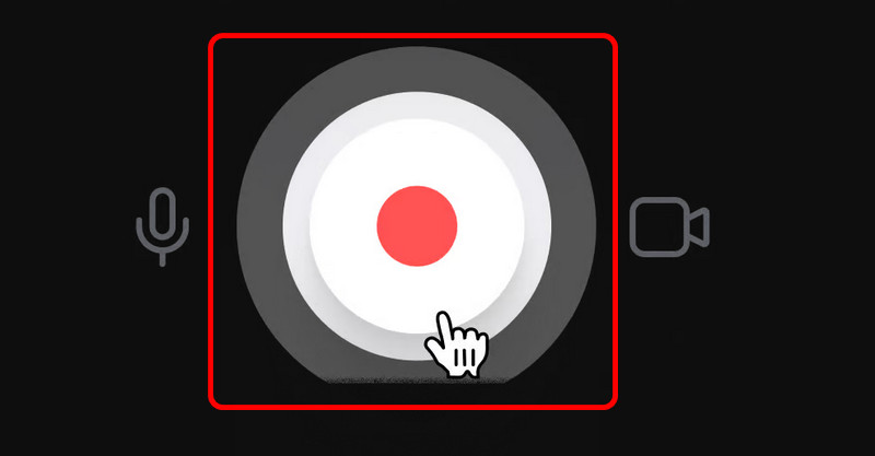 Veedの録画ボタン