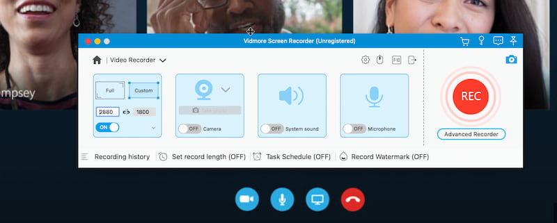 音声付きVidmore Skypeレコーダー