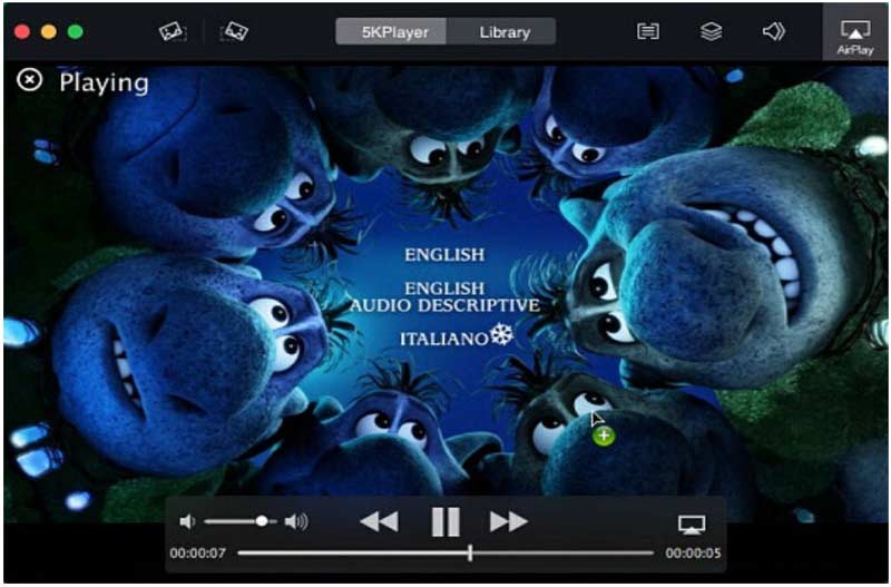 5K Player 無料 Mac DVD プレーヤー