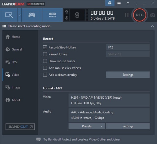 バンディカムレコーダー