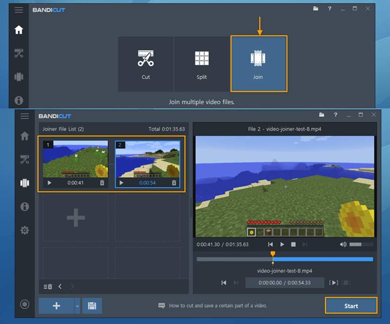Bandicut Free Video Joiner（Bandicut無料動画結合ツール）