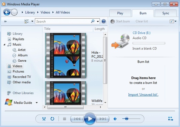 Windows Media PlayerでAVIをMP3に変換