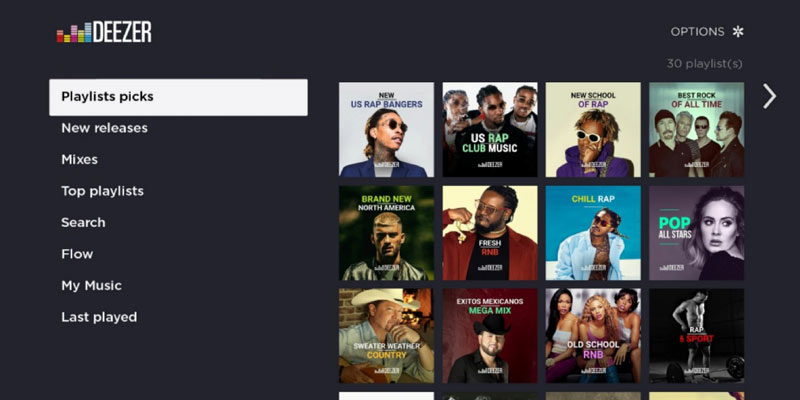 Deezerデスクトップアプリ