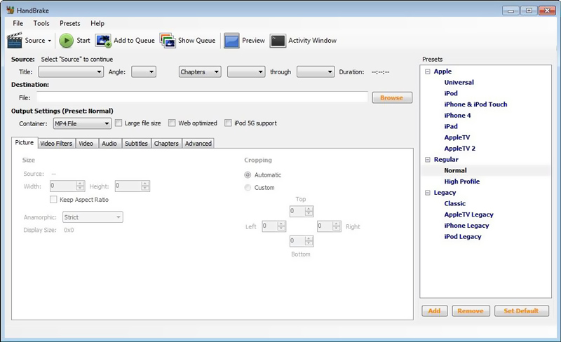 HandBrake（ハンドブレイク）
