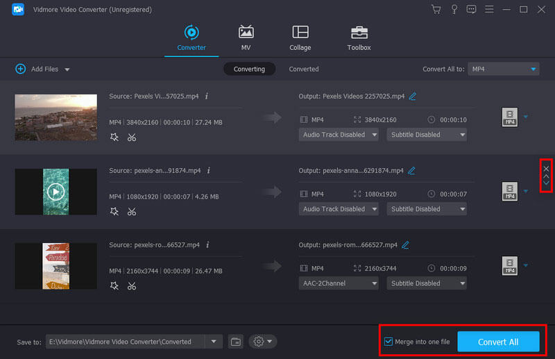 YouTube動画を1つのファイルに結合