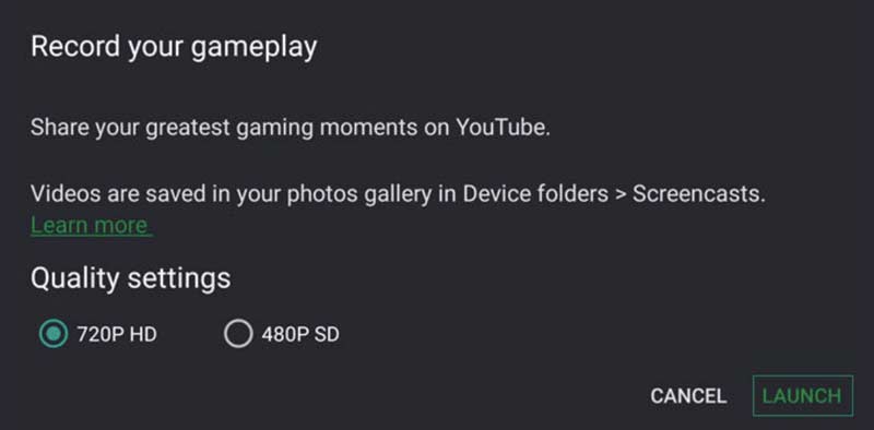 Androidでゲームを録画