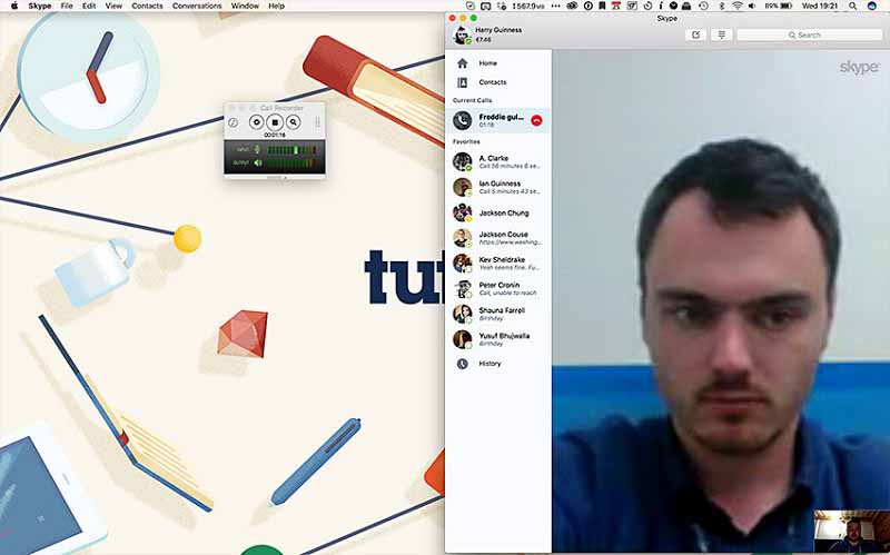 Skype通話をMacで録音