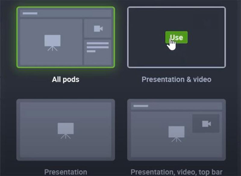 録画レイアウト