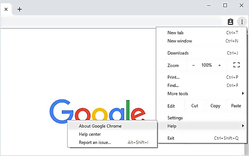 Google Chrome をアップデート