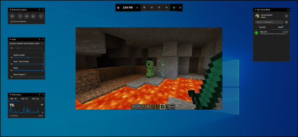Windows で Minecraft を録画