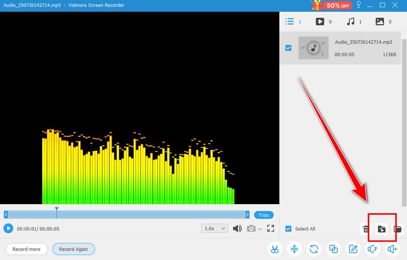 Vidmore で録音した Spotify 音楽を保存・エクスポート