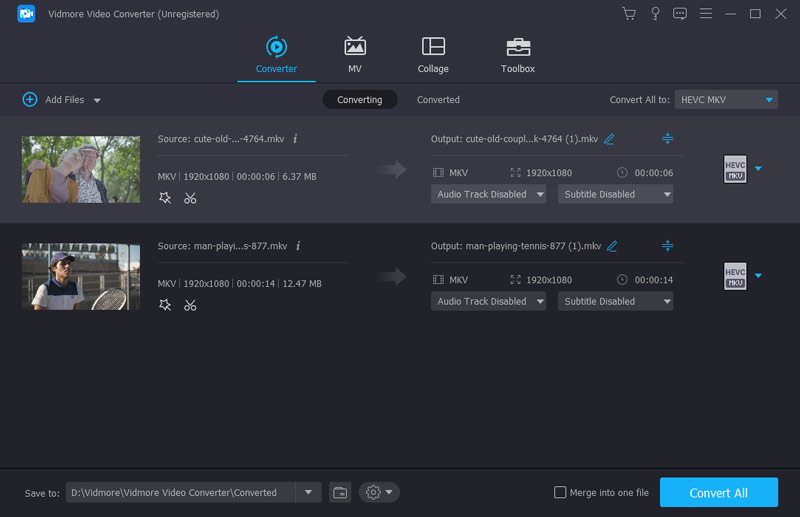 MKVファイルを追加
