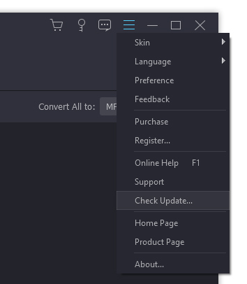 更新状況を確認して