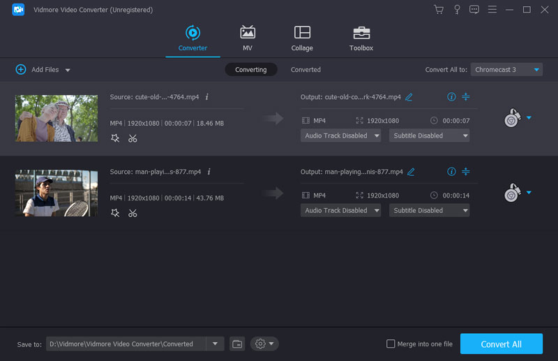 動画をChromebook用形式に変換