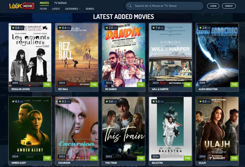 Lookmovie向け Fmovies 代替サイト