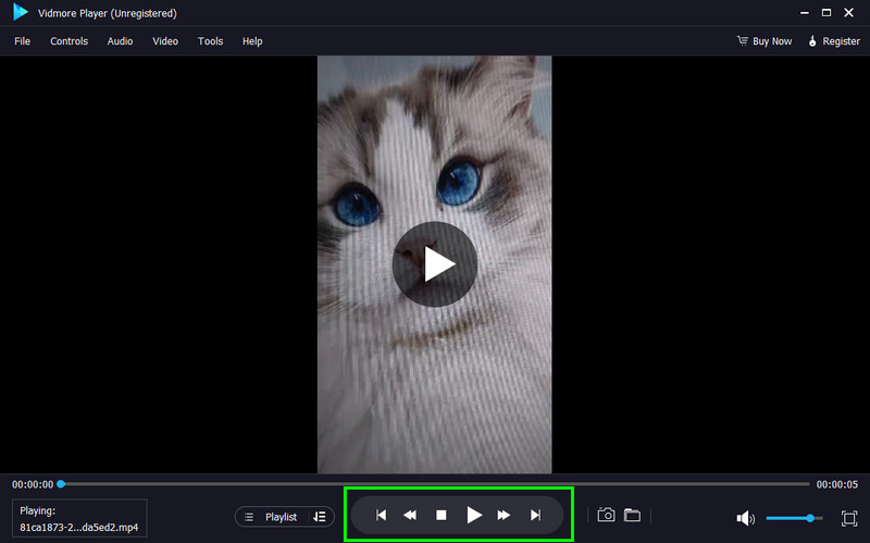 ファイルを再生する（Vidmore）