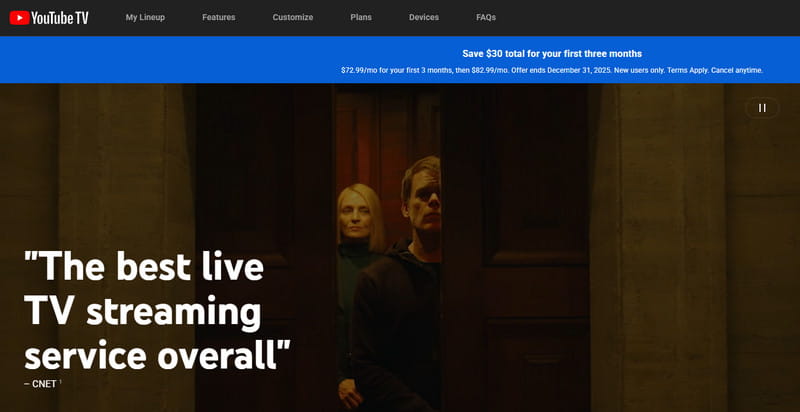 YouTube TVで『Euphoria』を観る
