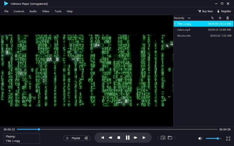 リストから動画を再生